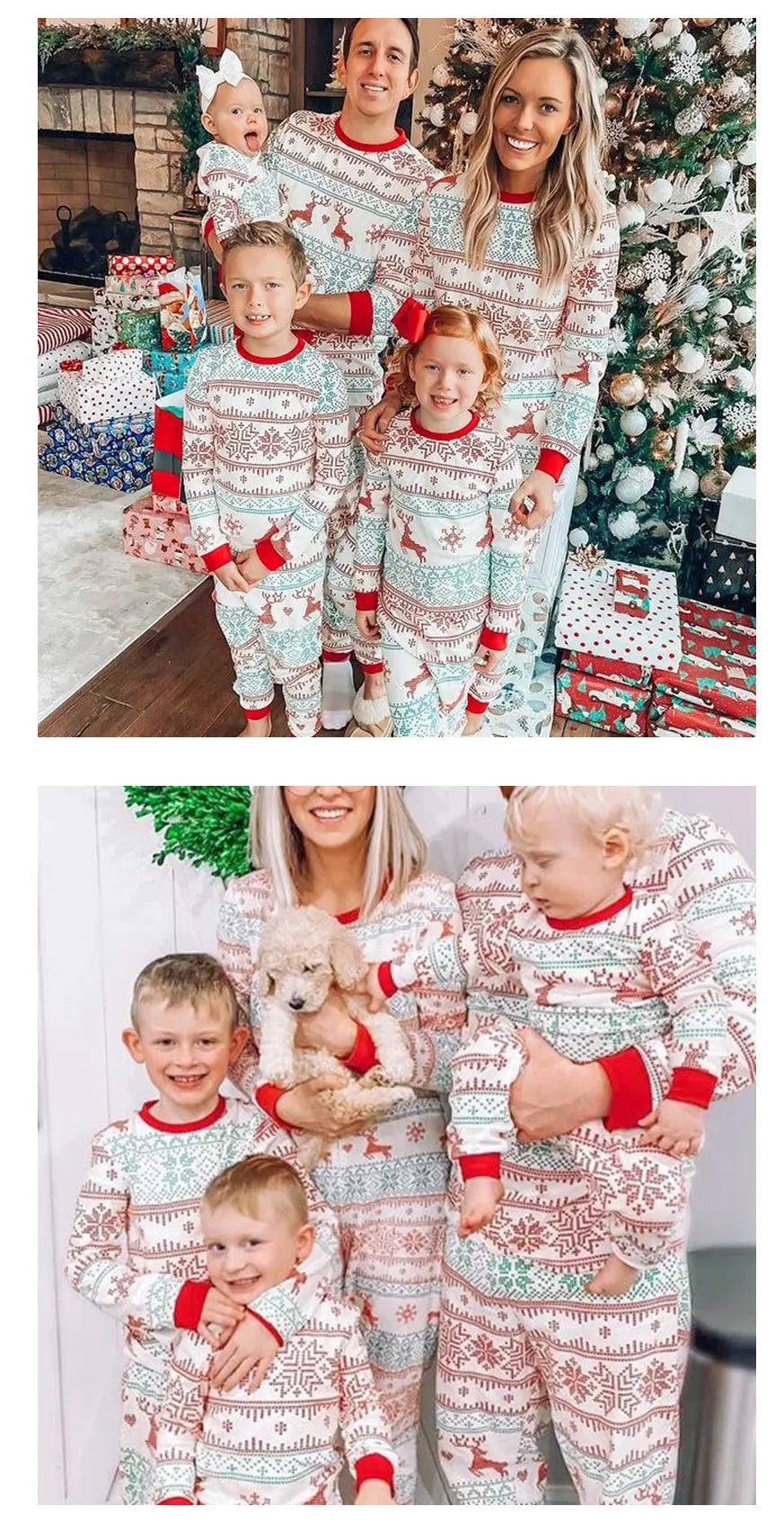 2025 New Family Christmas Pajamas Mom Dad Kids Matching Clothing Set Baby Romper Pjs Soft Loose 2 Pieces Suit Homewear Xmas Look
